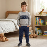 Conjunto de Moletom com Gorgurão, Capuz e Zipper – Conforto e Estilo Urbano