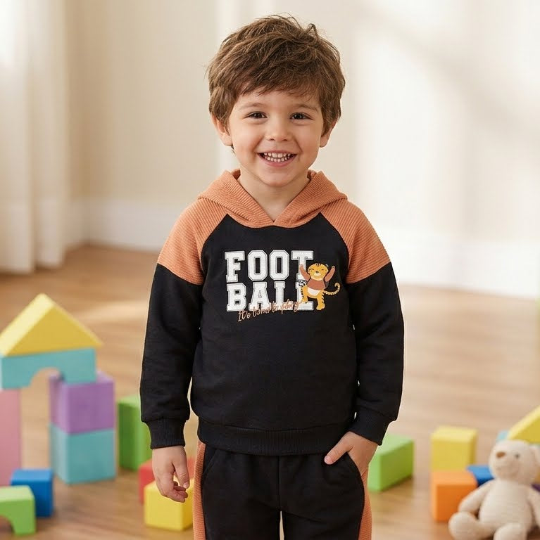 Conjunto de Moletom com Gorgurão e Capuz – Estilo Urbano e Conforto para o Dia a Dia