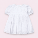 Vestido Infantil Laiser com Pregas e Conforto