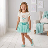 Conjunto de Body em Cotton com Saia em Tule