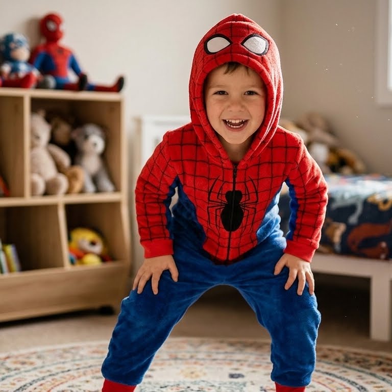 Kigurumi Masculino Spider Mam – Vista a Energia da Diversão Autêntica