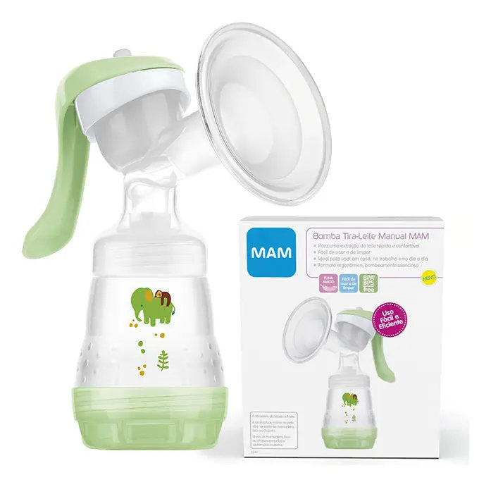 Bomba Manual MAM Breast Pump Prática e Confortável