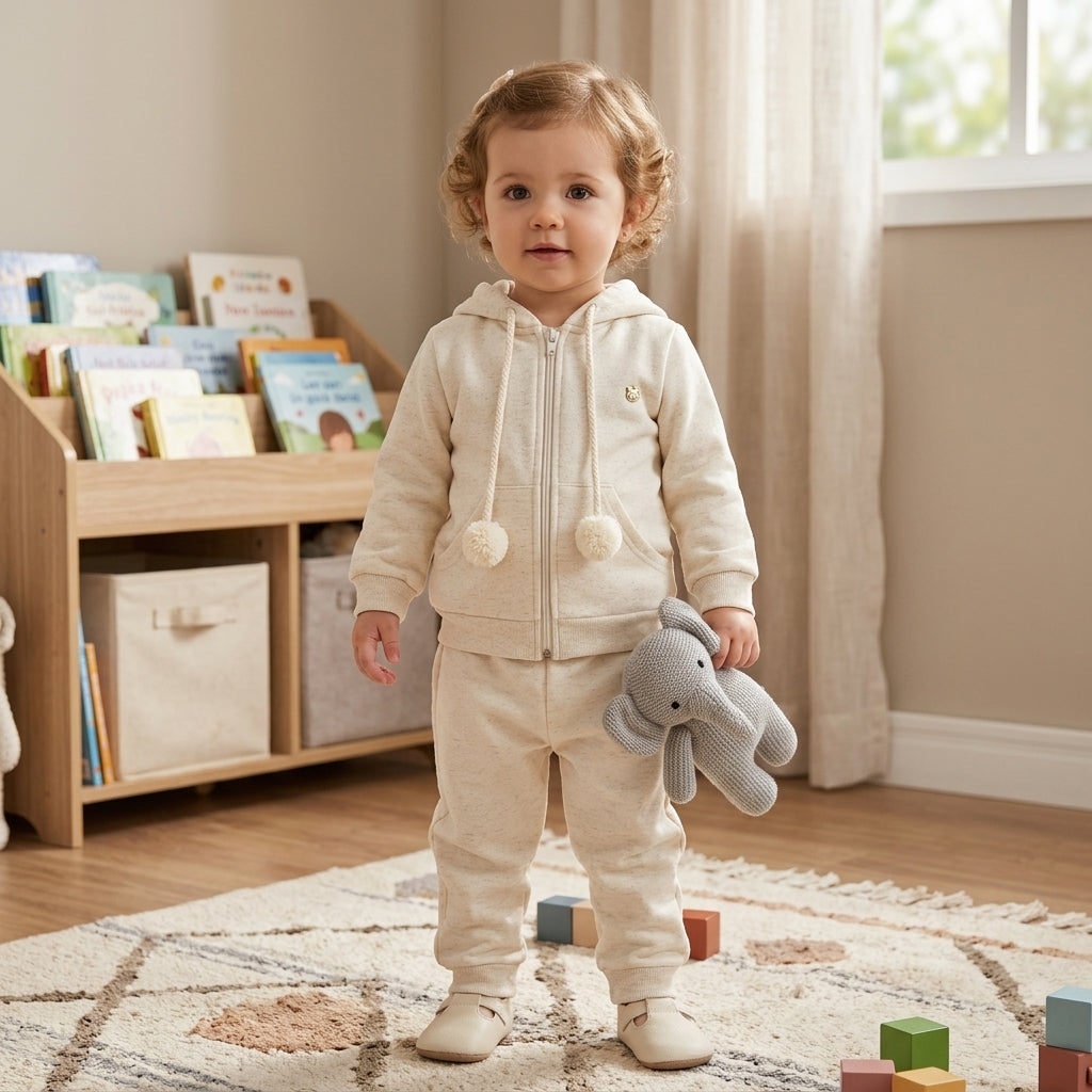 Conjunto Feminino Infantil com Capuz – Aconchego e Estilo para Todas as Ocasiões