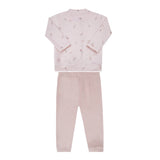 Conjunto de Bebê Rosa Floral com Toque Suave