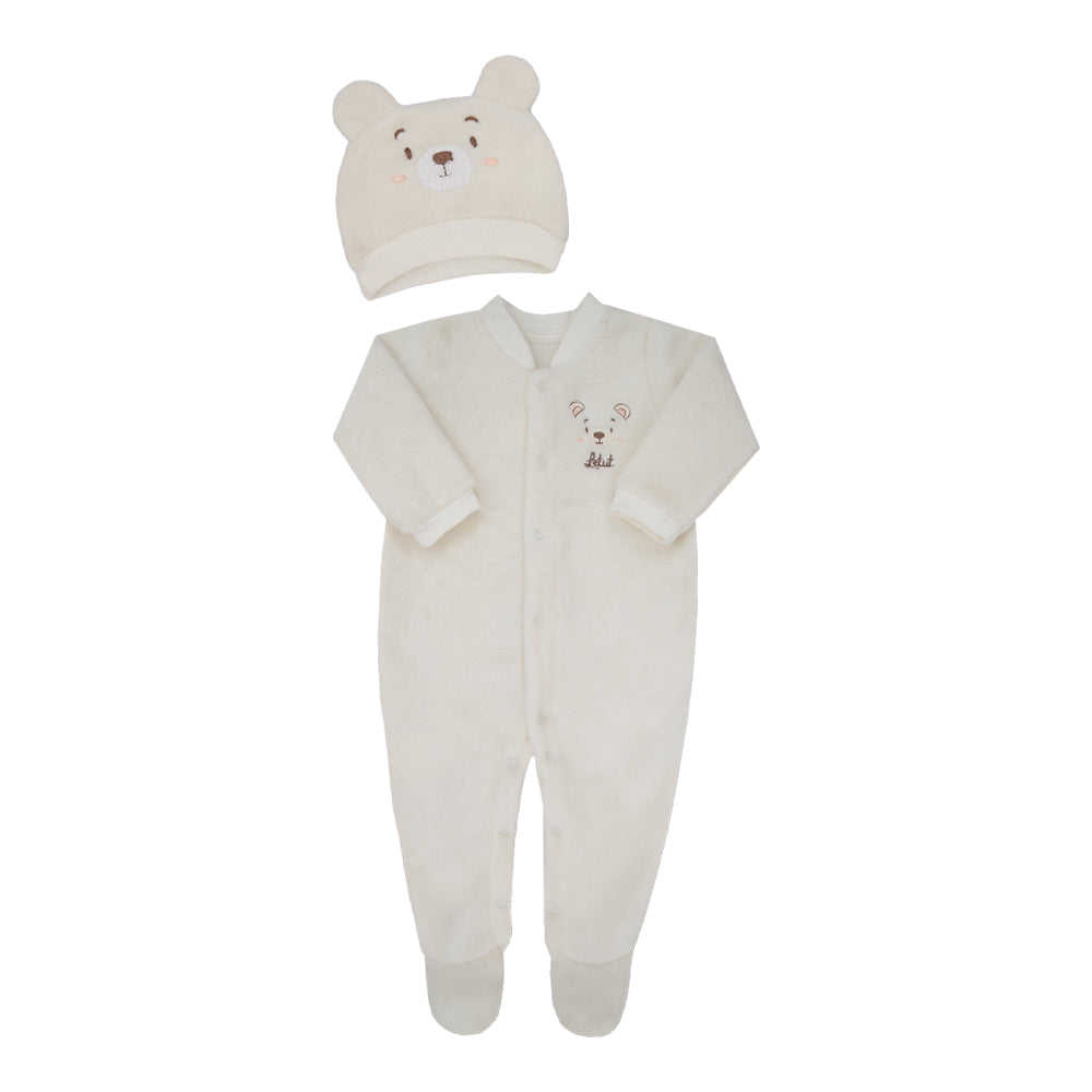 Macacão Longo Urso para Bebê - Conforto e Qualidade Exclusiva