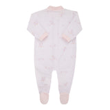 Macacão de Bebê Rosa com Estampa Delicada para Conforto Diário