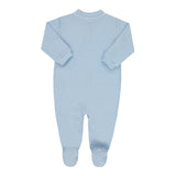 Macacão Bebê Azul com Bordado Náutico e Conforto