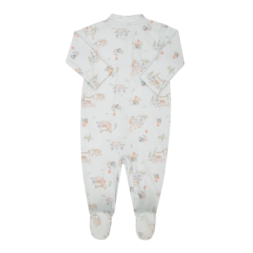 Macacão Bebê Branco com Estampa Animal e Conforto Prático