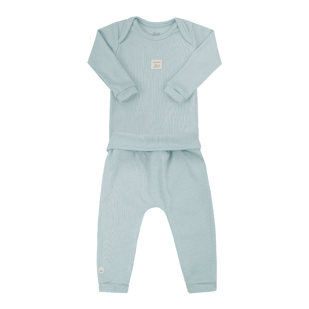 Conjunto de Bebê Rosa Claro Macio e Confortável
