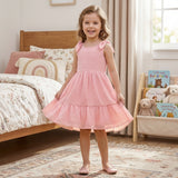 Vestido Feminino Infantil em Chiffon Shine