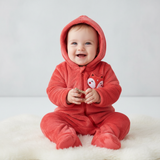Macacão Fleece Pelúcia Raposa – Aconchego e Fofura para o Seu Bebê