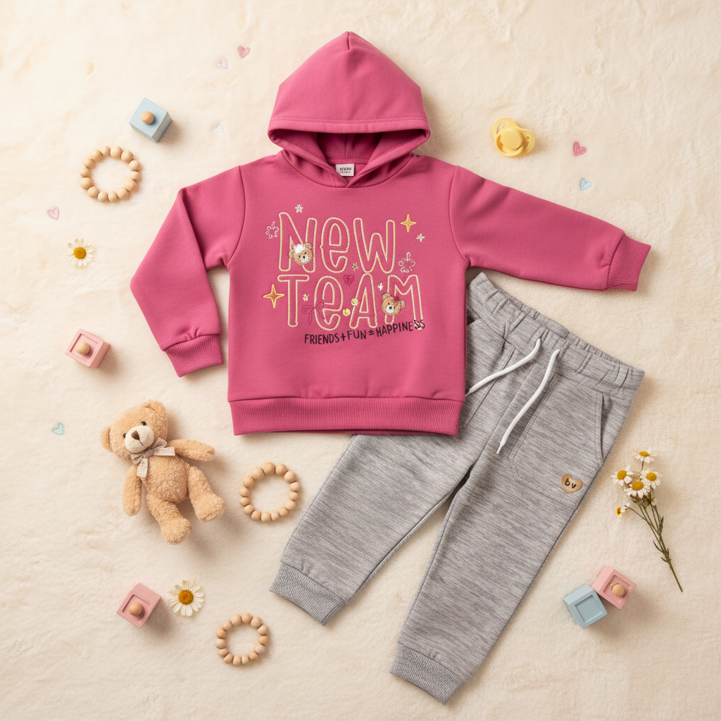 Conjunto Blusão Feminino New Team
