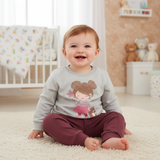 Conjunto Feminino Bebê Blusao Princesa