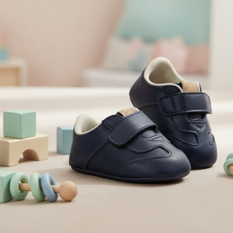 Sapato Revela Pimpolho Fase 01 Marinho – Conforto e Estilo para Bebês