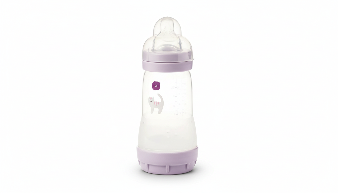 Mamadeira MAM Easy Start 260ml Rosa – Delicadeza, Segurança e Conforto na Alimentação do Bebê