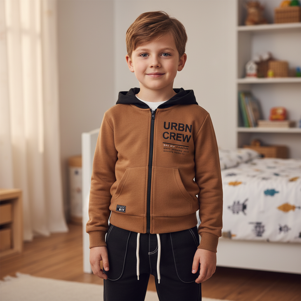 Conjunto Masculino Infantil Jaqueta URBN CREW