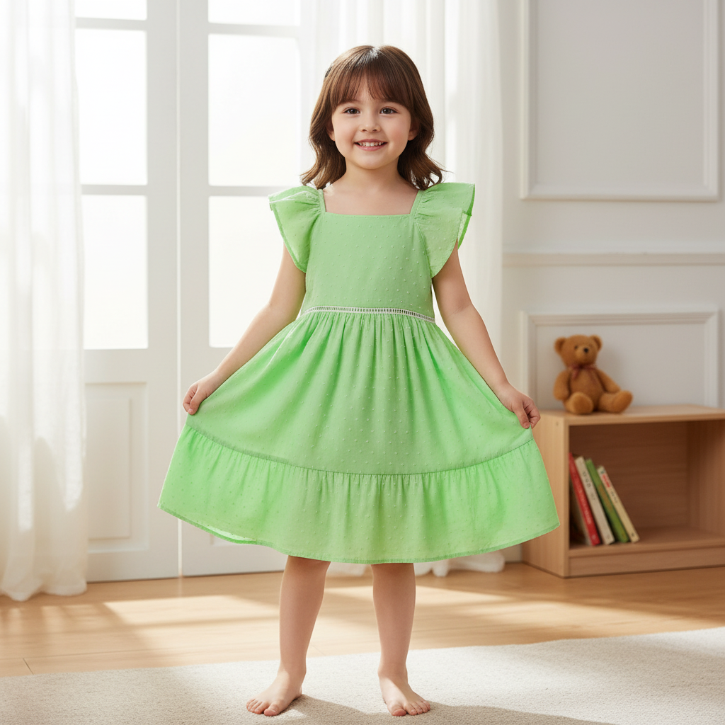 Vestido Feminino Infantil Malha Uriguiri Fabula