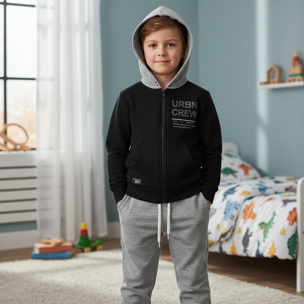 Conjunto Masculino Infantil Jaqueta URBN CREW