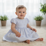 Vestido Feminino Bebê Renda E Cetim Rociclê