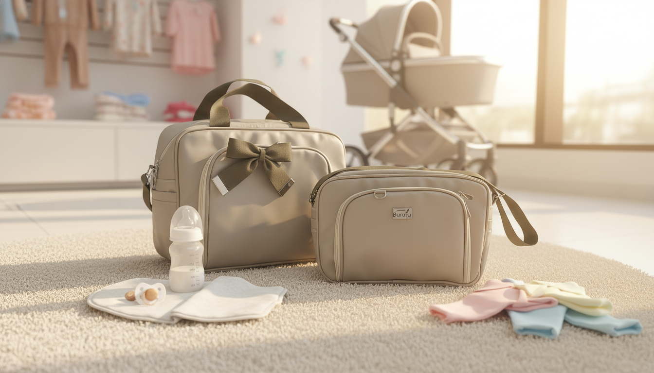 Kit Bolsa Menino Maternidade com 2 Peças – Organização e Estilo para Mamães