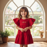 Vestido Feminino Infantil Alegria