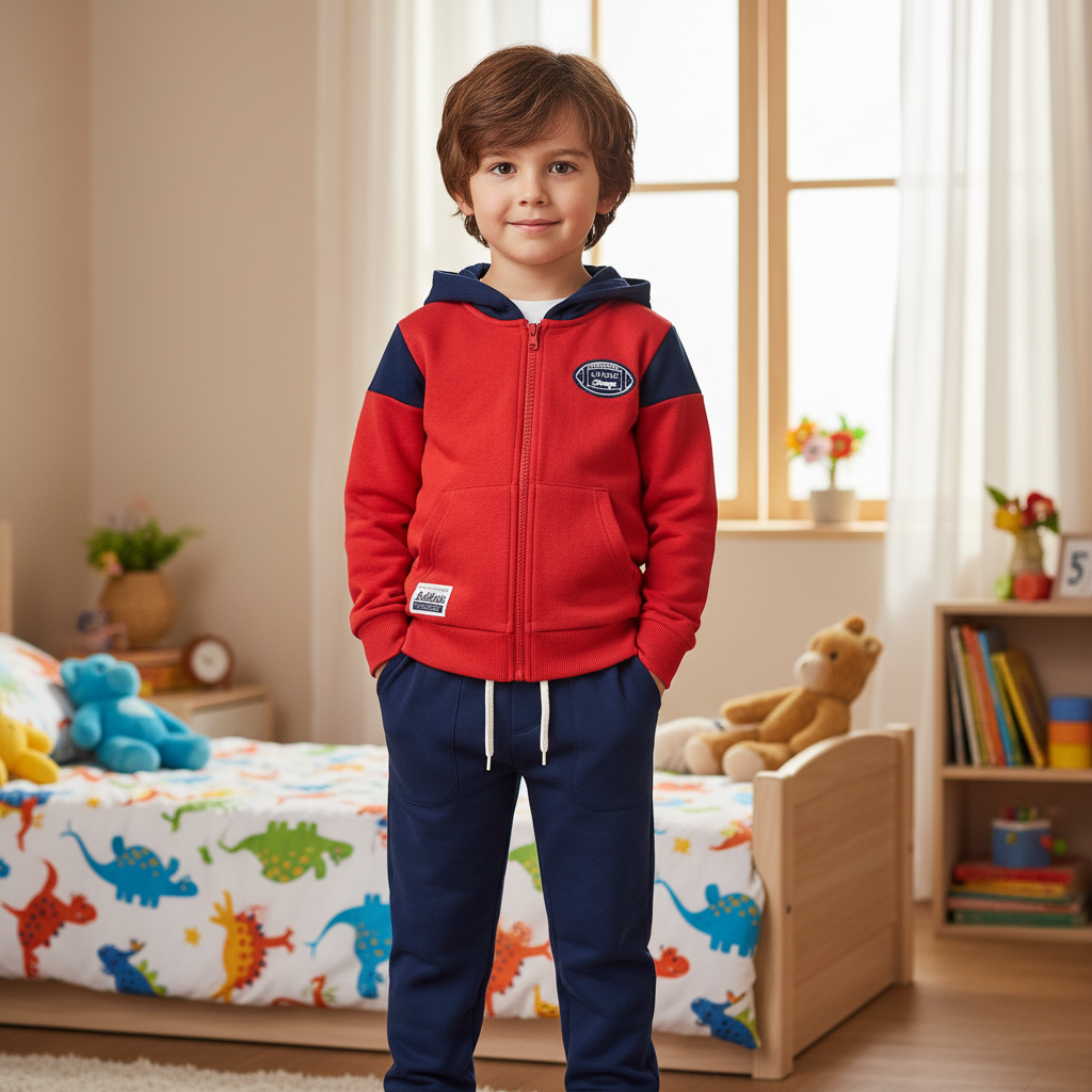 Conjunto Masculino Infantil Com Jaqueta Leagle