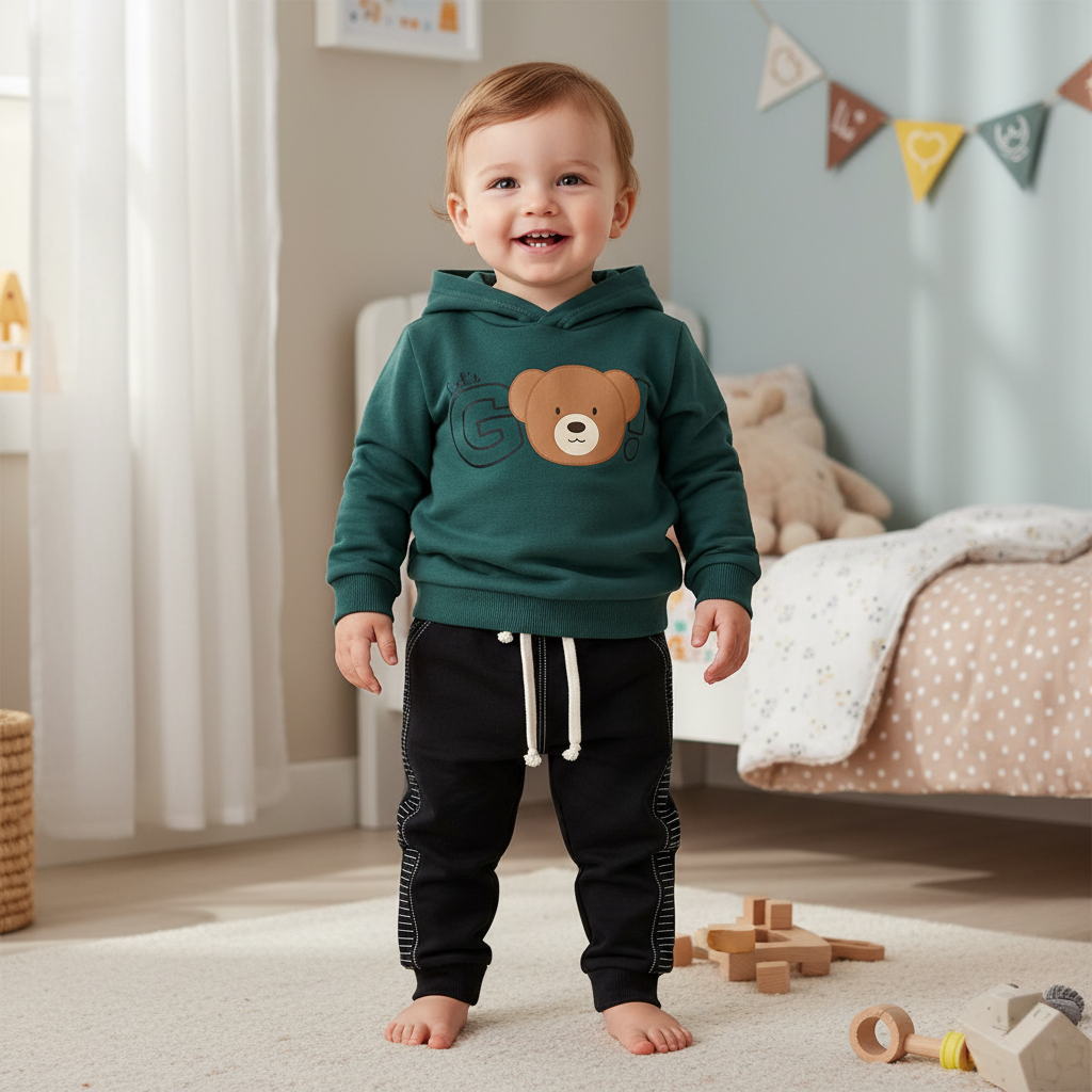 Conjunto Infantil Masculino Blusão Let's Go