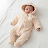 Macacão Fleece Pelúcia Bunny – Conforto, Doçura e Aconchego para o Bebê