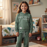 Conjunto Feminino Infantil Blusão New York