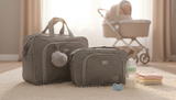 Kit Bolsa Menino Maternidade com 2 Peças – Organização e Estilo para Mamães