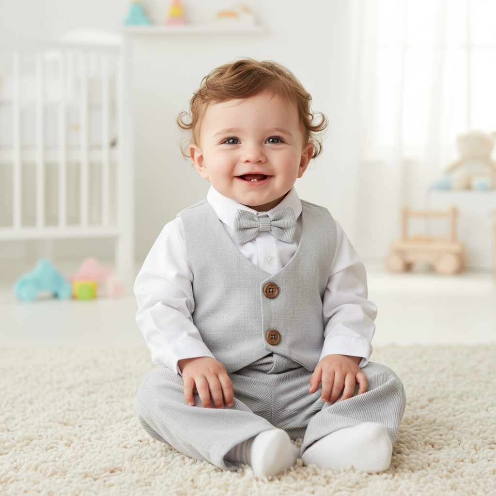 Conjunto Masculino Infantil Batizado Lorenzo