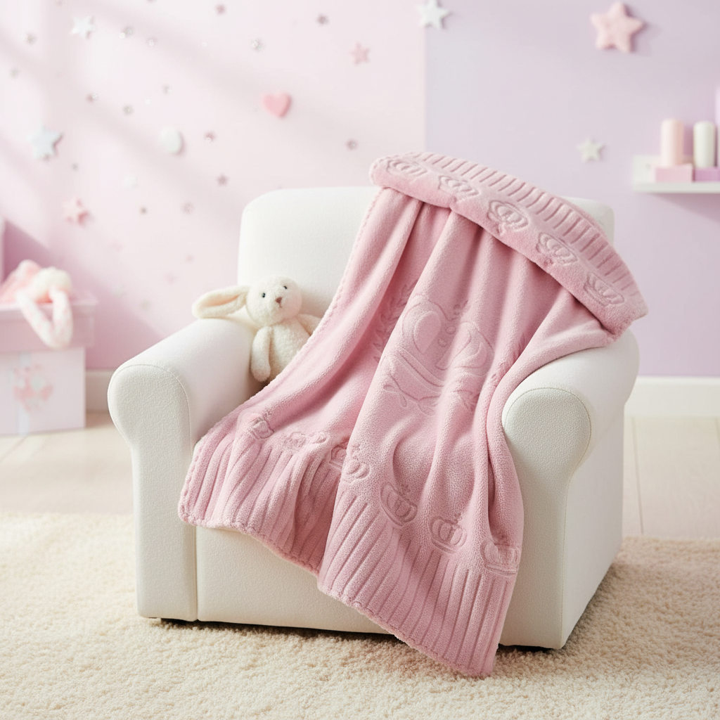 COBERTOR COLIBRI EXCLUSIVE RELEVO FEMININO 80 cm x 1,10 m