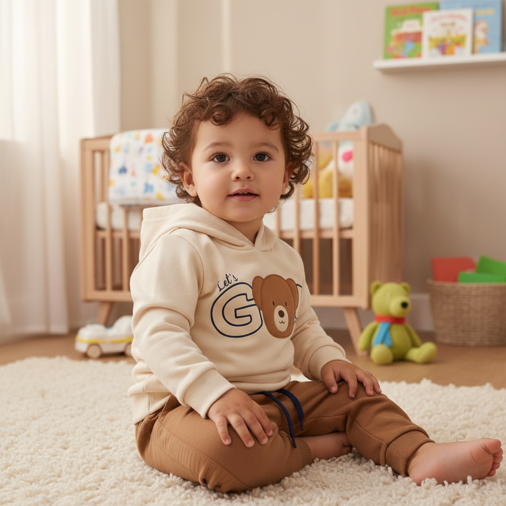 Conjunto Infantil Masculino Blusão Let's Go