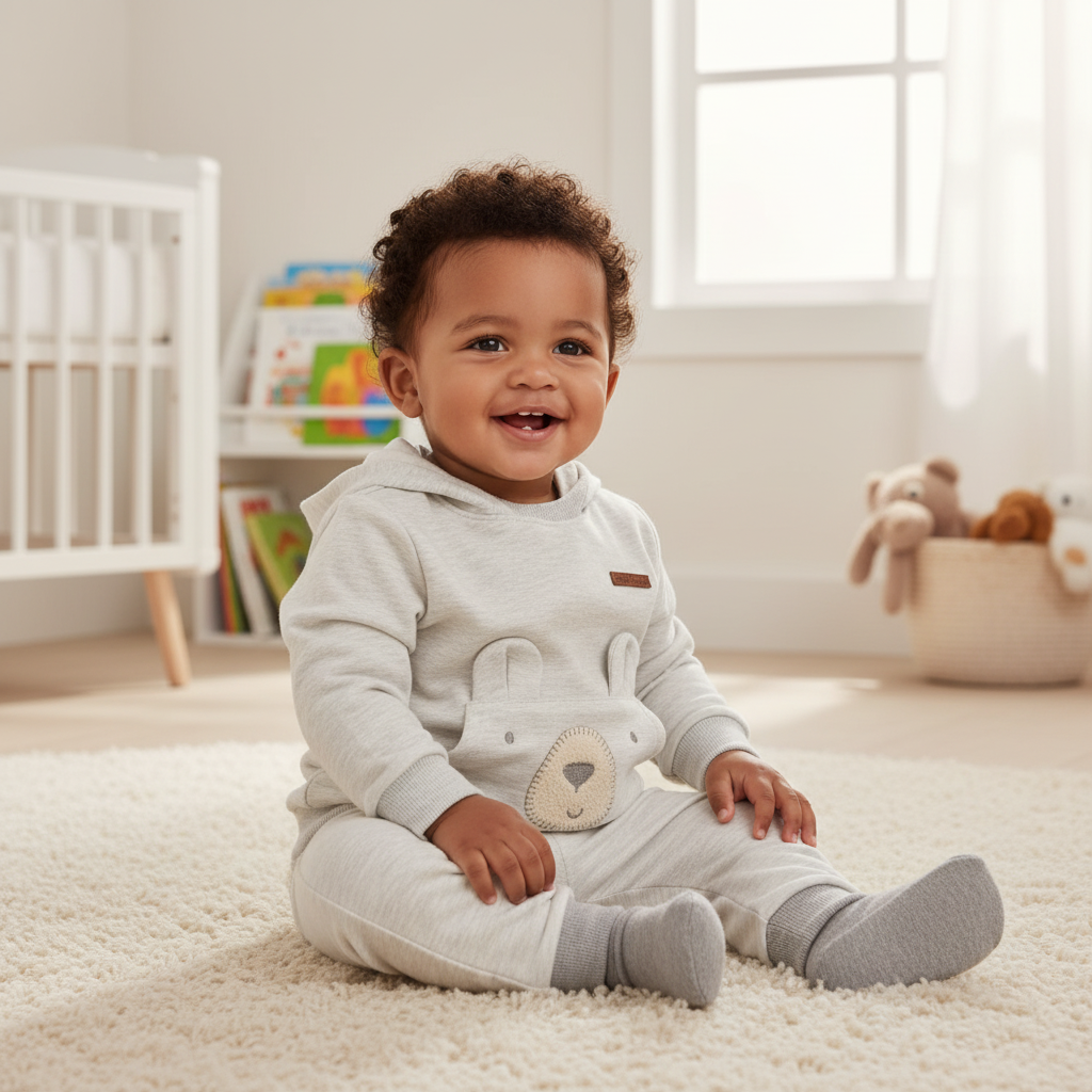 Conjunto Masculino BeBê Moletom Urso
