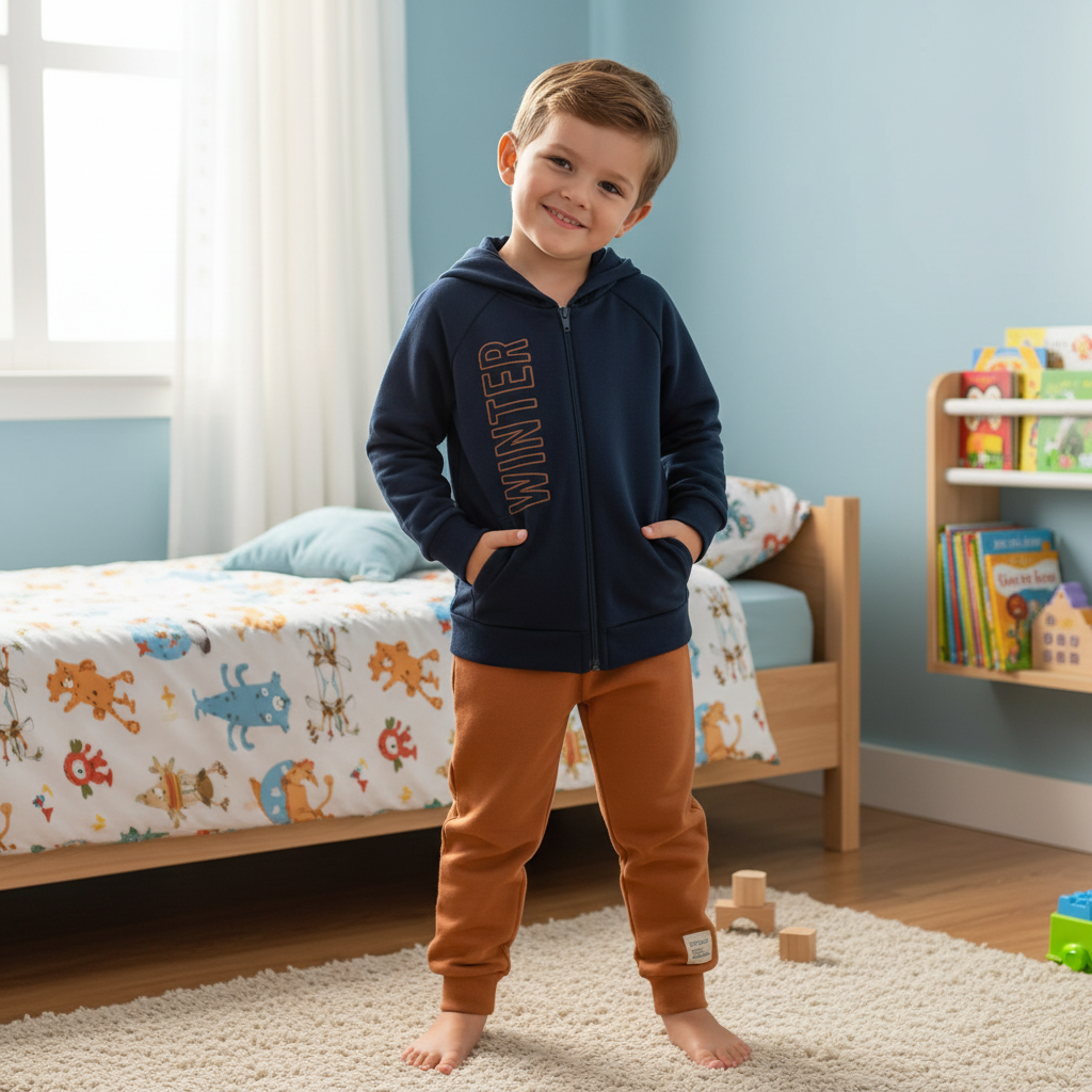 Conjunto Masculino Infantil Soft e Moletom Winter