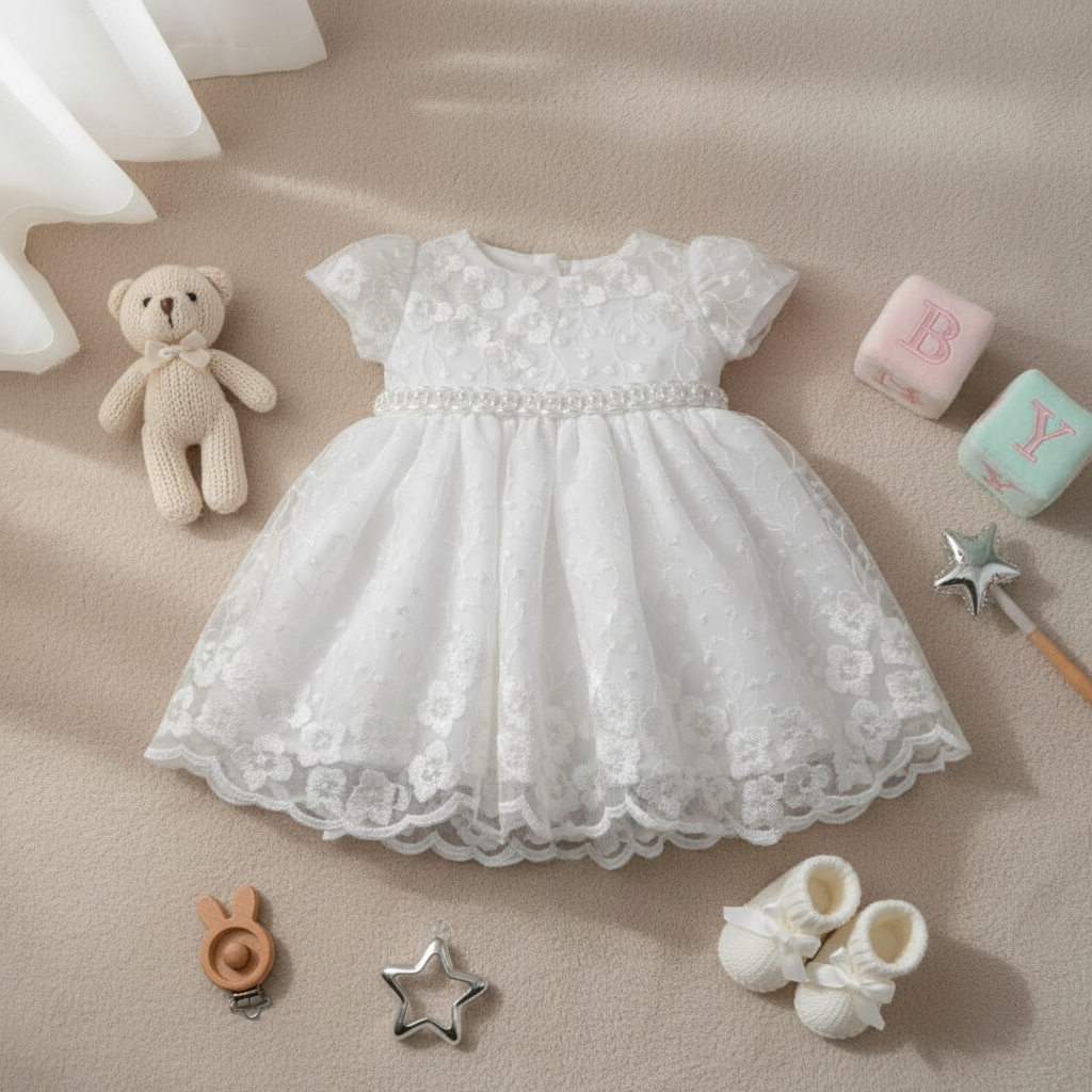 Vestido Feminino Infantil Renda Monaliza  Rociclê
