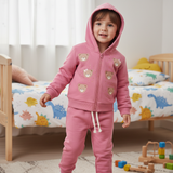 Conjunto Feminino infantil Com Jaqueta Urso Cale Bear