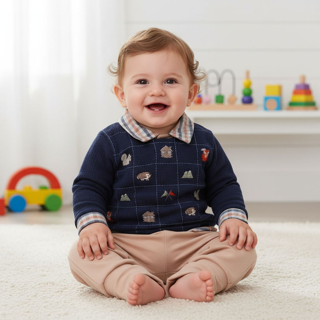 Macacão Masculino Infantil Longo Aconchego Brincar
