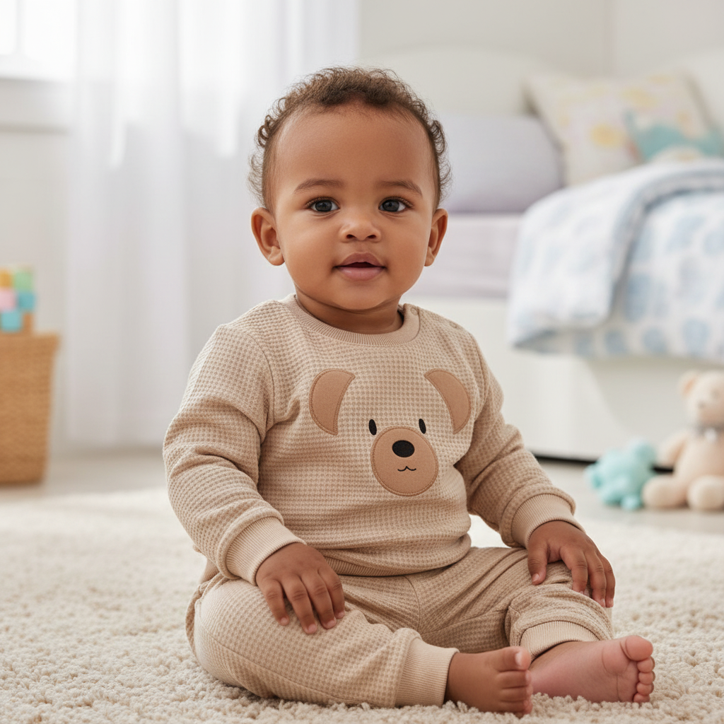 Conjunto Masculino Bebê Urso