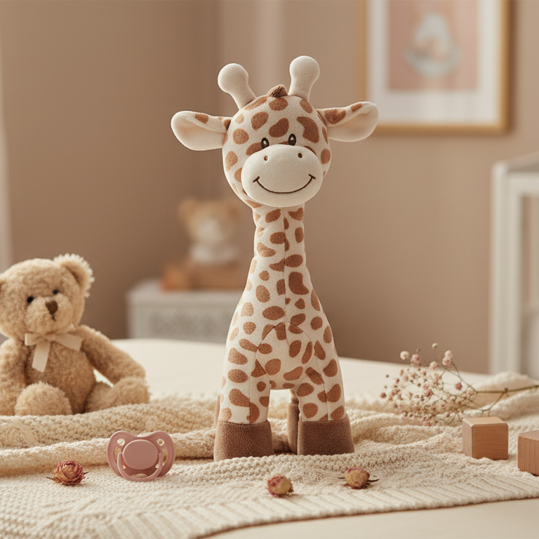 Girafinha de Pelúcia Fofinha – Presente Encantador para Crianças