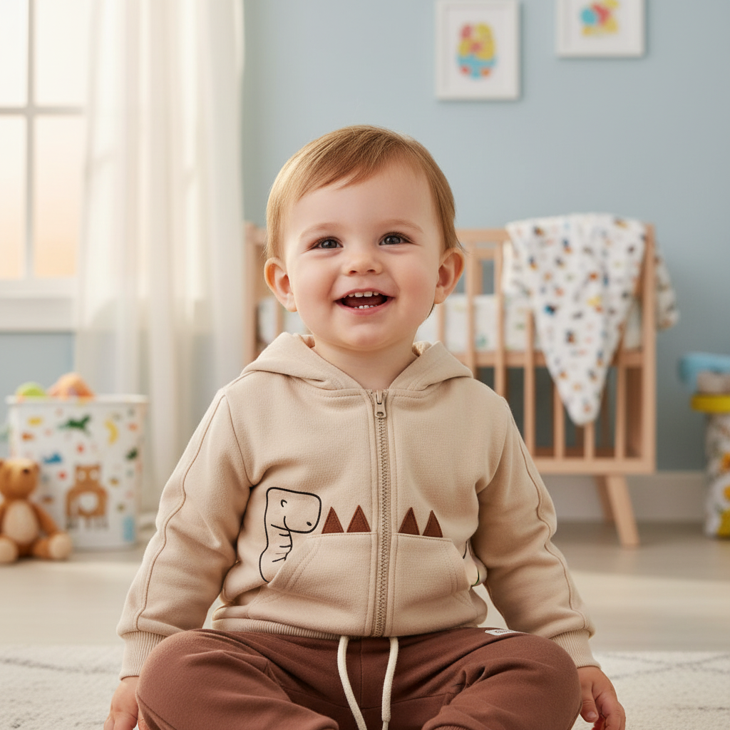 Conjunto Masculino Infantil Jaqueta Dino