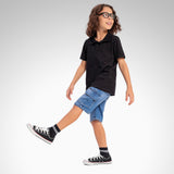 Bermuda Masculina Infantil Jeans Cargo