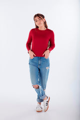 Blusa Feminina Juvenil Canelada
