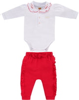 Body Feminino Infantil Calca Fofura