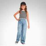 Calça Feminina infantil Wide Leg