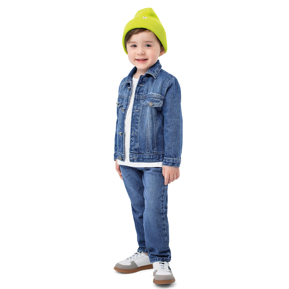Calça Masculina Infantil Jeans Reta