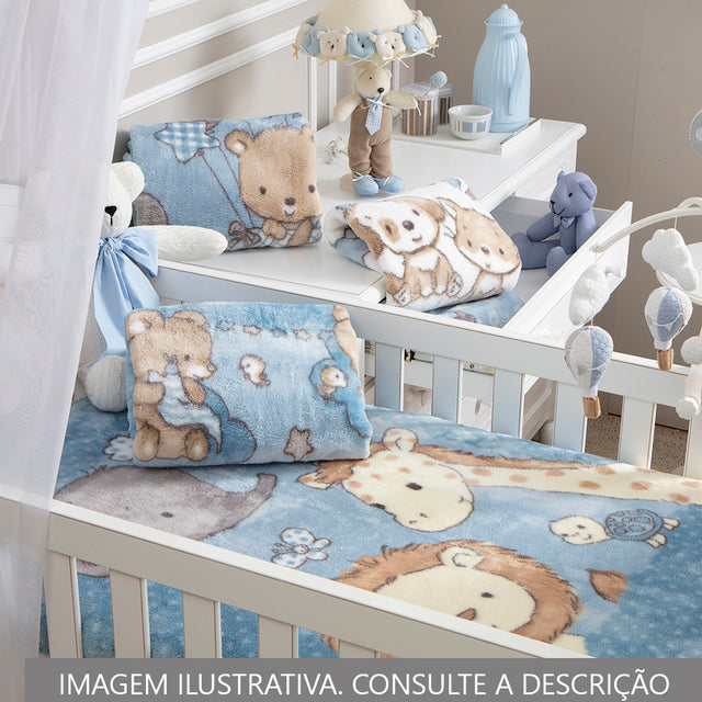 Cobertor de Bebê Colibri Le Petit Masculino – Quentinho e Sofisticado