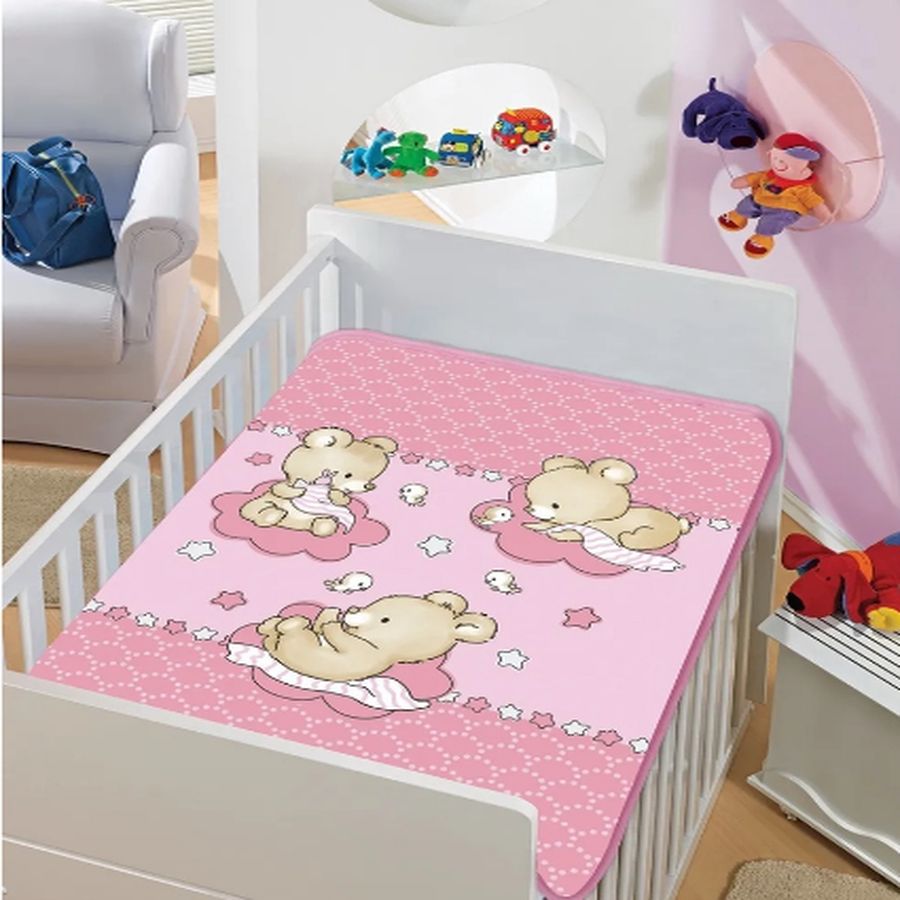 Cobertor Colibri Le Petit Feminino 80x110 cm – Perfeito para o Enxoval Infantil