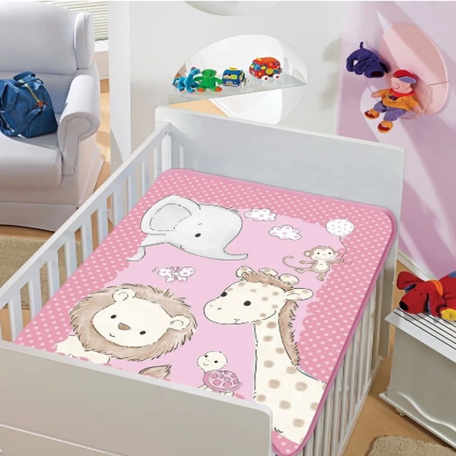 Cobertor Colibri Le Petit Feminino 80x110 cm – Perfeito para o Enxoval Infantil