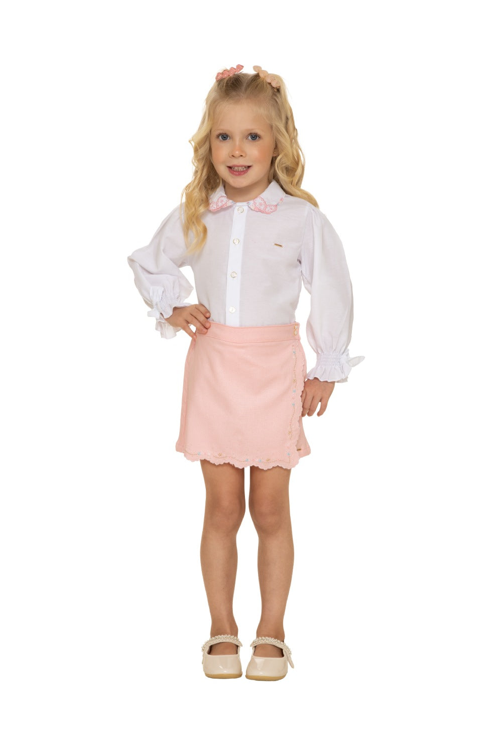 Conjunto Feminino Infantil Aconchego Borboleta Curto